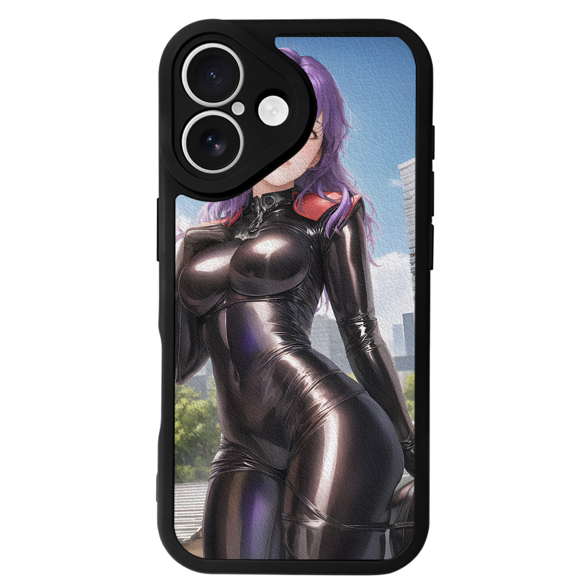 （画像用） EVA 新世紀エヴァンゲリオン 【iPhone 16シリーズ対応】シリコンスマホケース（レザー調） 材質：シリコン